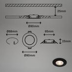 BRILONER - Set van 3 LED Inbouwspots - badkamerverlichting -, Huis en Inrichting, Ophalen of Verzenden, Nieuw