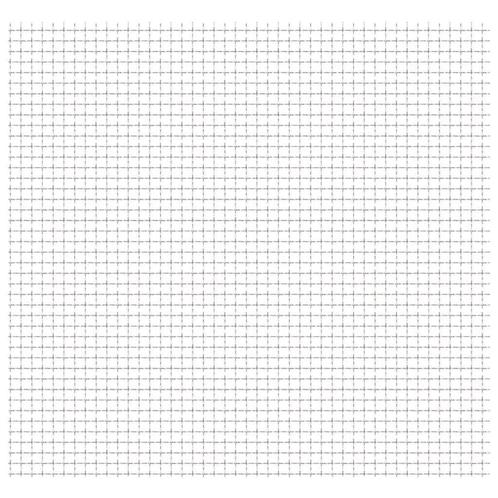 vidaXL Draadhek geweven gaas 50x50 cm 21x21x2,5 mm roestvrij, Tuin en Terras, Schuttingen, Nieuw, IJzer, Minder dan 1 meter, Verzenden