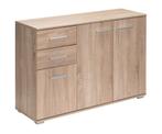 Dressoir Alba MDF-Eiken 107x75x35cm (Meubelen, Interieur), Huis en Inrichting, Verzenden, Nieuw