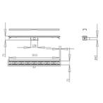 Aanbieding: Douchegoot Best Design Moya Met Flens 90x7x6.7cm, Ophalen of Verzenden, Nieuw