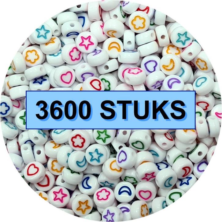 Fako Bijoux - Moody Mix Kralen Bulk - Acryl - 7mm - Sieraden, Hobby en Vrije tijd, Kralen en Sieraden maken, Verzenden