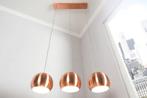 Moderne 3-delige hanglamp COPPER BALL koperen hanglamp in, Huis en Inrichting, Lampen | Hanglampen, Nieuw, Ophalen of Verzenden