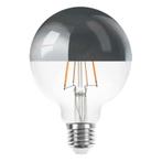 Ledmaxx LED kopspiegellamp zilver G95 E27 6W 680lm 2200K..., Nieuw, Ophalen of Verzenden