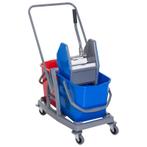 TRUUSK Schoonmaakwagen, Schoonmaakwagen, Dweilwagen Met 2 Em, Verzenden