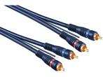 Veiling - 2x Tulp stereo audio kabel met remote draad - verg, Nieuw
