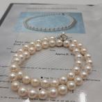 Halsketting Zilver Parel - Akoya 9.0mm 18in PSL, Sieraden, Tassen en Uiterlijk, Kettingen, Nieuw