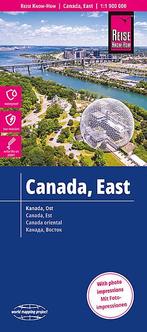 Wegenkaart - Landkaart Canada Oost - World Mapping Project, Boeken, Atlassen en Landkaarten, Nieuw, Verzenden