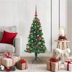 vidaXL Hoek Kunstkerstboom met 150 LED Groen 120 cm PVC en, Verzenden, Nieuw