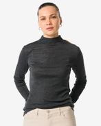 HEMA Dames T-shirt Lora donkergrijs, Verzenden, Nieuw
