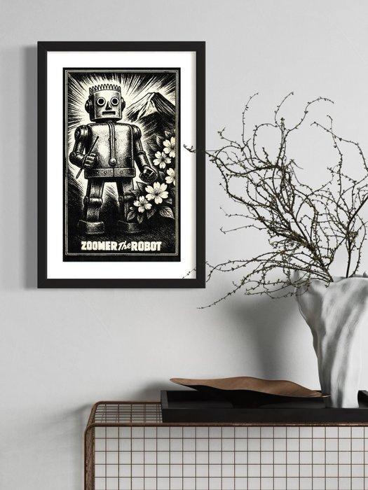 Æ2381 - Zoomer the Robot Æ’s Japanse blikken robots —, Antiek en Kunst, Antiek | Speelgoed