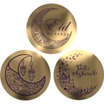 Etiket | Cadeauetiket | papier | Gold Eid Mubarak | 45mm |, Ophalen of Verzenden