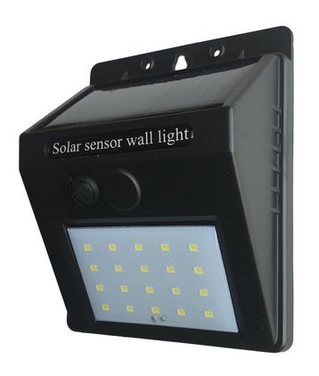 LED buitenlamp | solar LED muurlamp | dagnachtsensor | dagli