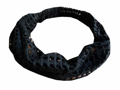 Haarband 3-in-1 Opengewerkt Zwart, Sieraden, Tassen en Uiterlijk, Uiterlijk | Haarverzorging