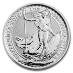 Britannia 1 oz 2018, Postzegels en Munten, Munten | Europa | Niet-Euromunten, Zilver, Losse munt, Overige landen, Verzenden
