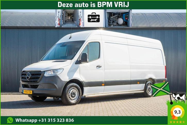 Mercedes-Benz Sprinter 311 CDI L3H2 | Volledig ingericht |, Auto's, Bestelauto's, Lease, Handgeschakeld, Wit, Zwart, Stof, Diesel