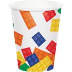 Lego Bekers 256ml 8st, Hobby en Vrije tijd, Feestartikelen, Verzenden, Nieuw