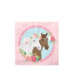 Paard Servetten 16cm 16st, Verzenden, Nieuw