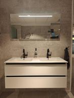 Badmeubel 120cm glans wit, complete set - 0032, Ophalen, Nieuw, 100 tot 150 cm, Wastafelkast