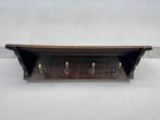 Authentieke art-deco houten kapstok - Kapstok - Hout, Antiek en Kunst
