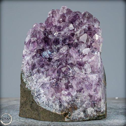 Natuurlijke Paarse Amethist Druzen, Uruguay- 1913.42 g, Verzamelen, Mineralen en Fossielen