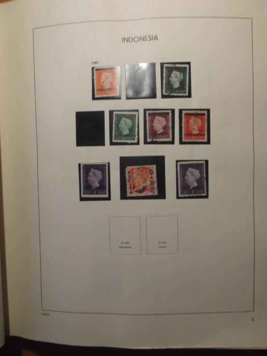 Indonesië 1949/1993 - Indonesië in Davo album met een, Postzegels en Munten, Postzegels | Azië