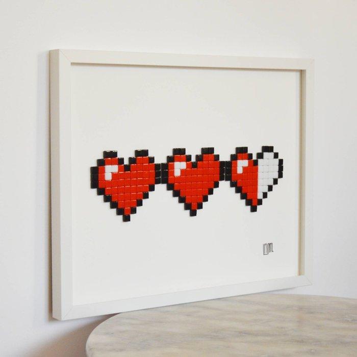 nLm - Zelda Hearts, Mosaic, Antiek en Kunst, Kunst | Designobjecten