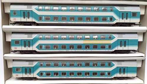 Sachsenmodelle H0 - 14014 - Modeltrein personenwagonset (3), Hobby en Vrije tijd, Modeltreinen | H0