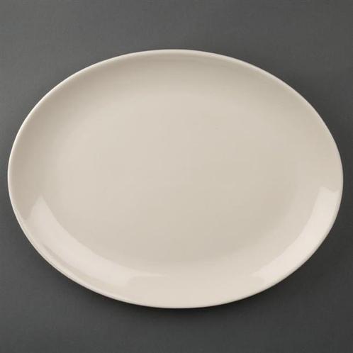 Ivory ovale coupe borden | 33Øcm | 6 stuks, Zakelijke goederen, Horeca | Overige, Verzenden