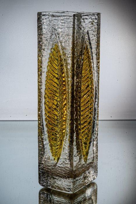 Walther Glas, Bad Driburg - Vaas - Blockkristall takvase -, Antiek en Kunst, Antiek | Glas en Kristal