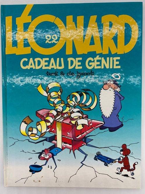 Léonard T22 - Cadeau de génie + dédicace - C - 1 Album -, Boeken, Stripboeken