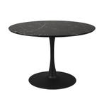 *WOONWINKEL* Ronde Eettafel Zwart Marmer, Huis en Inrichting, Tafels | Eettafels, Verzenden, Nieuw