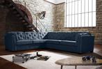 Hoekbankstel Dordrecht - hoekbanken - Blauw, Nieuw, 150 cm of meer, Stof, 250 tot 300 cm