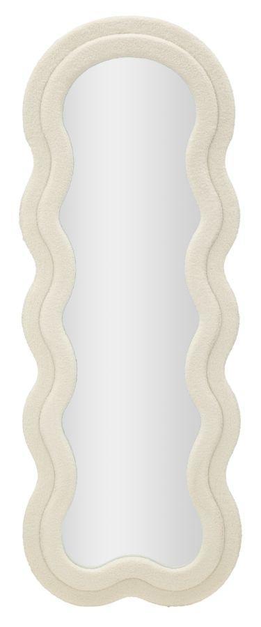 WANDSPIEGEL TEDDY CRÈME CM 60X4X160, Huis en Inrichting, Woonaccessoires | Spiegels, Ophalen of Verzenden