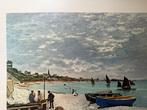 Claude Monet (1840-1926) - LA Plage à Sainte-Adresse, Antiek en Kunst