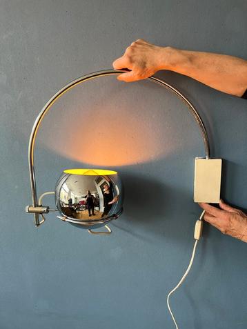 Vintage GEPO Eyeball Wall Lamp | Space Age Lamp | Mid beschikbaar voor biedingen