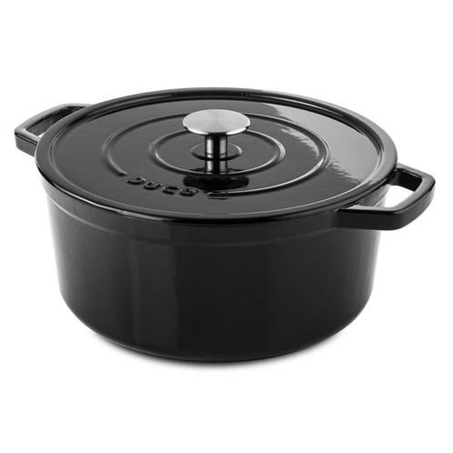 Ducq Gietijzeren Braadpan Zwart - 26 cm, Huis en Inrichting, Keuken | Potten en Pannen, Verzenden
