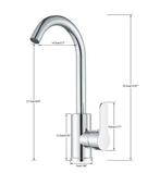 Hoge Keukenkraan Waterval 360° Draaibare Mengkraan, Verzenden, Nieuw