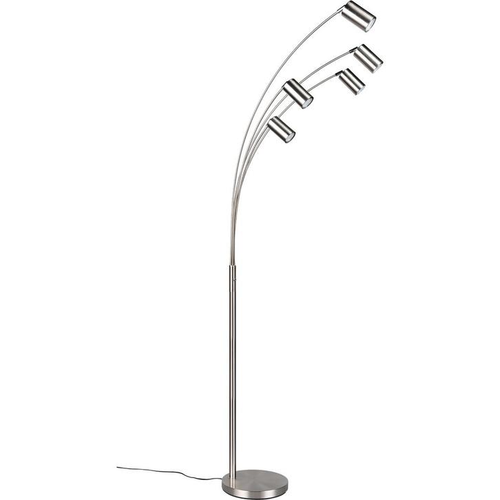 LED Vloerlamp - Trion Harley - GU10 Fitting - 5-lichts -, Huis en Inrichting, Lampen | Vloerlampen, Nieuw, Metaal, Ophalen of Verzenden