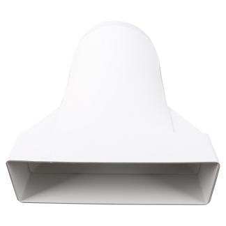 Buisverloopstuk | Starx | Ø 125 mm naar 204 x 60 mm (Recht), Doe-het-zelf en Verbouw, Ventilatie en Afzuiging, Nieuw, Verzenden