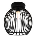 Industriële badkamer plafondlamp zwart, Wiro, IP44, Ophalen of Verzenden, Nieuw, Metaal, Industrieel