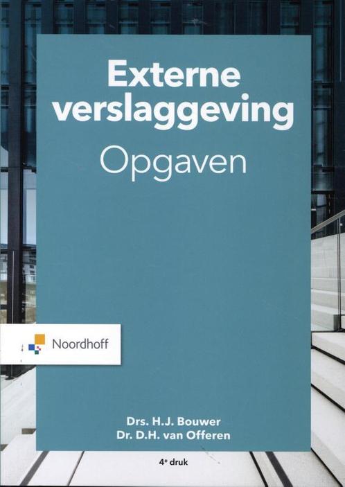 Externe verslaggeving, 9789001301811, Boeken, Studieboeken en Cursussen, Zo goed als nieuw, Verzenden