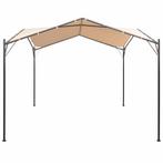 Paviljoen Prieel 4x4 m staal beige (Goedkope Partytent), Tuin en Terras, Partytenten, Verzenden, Nieuw, 2 meter of meer, Partytent