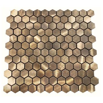 BWS Goud Mozaiek Hexagon 30X30 CM (prijs per stuk) beschikbaar voor biedingen