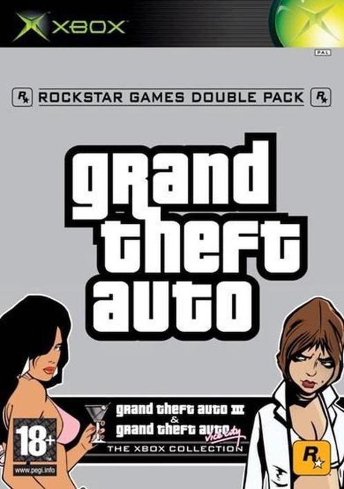 Grand Theft Auto Double Pack (Xbox Original Games), Spelcomputers en Games, Games | Xbox Original, Zo goed als nieuw, Ophalen of Verzenden
