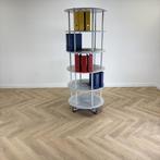 Ordner-draaizuil,  hoogte 205 cm, lichtgrijs, Ophalen of Verzenden, Gebruikt