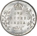 Brits India. Edward VII. 1 Rupia 1906 - NGC MS62, Postzegels en Munten, Munten | Europa | Niet-Euromunten