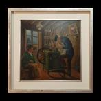 Andrea Mozzali (1895-1977) - Scena di Genere, lArrotino -, Antiek en Kunst