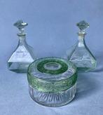 Cosmetische fles (3) - Geurverspreider en een glazen