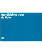 1981 VOLKSWAGEN POLO INSTRUCTIEBOEKJE NEDERLANDS