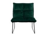 Fauteuil Jelly Velvet | Donkergroen, Huis en Inrichting, Fauteuils, Ophalen of Verzenden, Nieuw